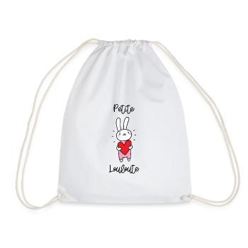 Petite Louloute - Bébé - Naissance Fille - Humour - Sac de sport léger - blanc - Devant