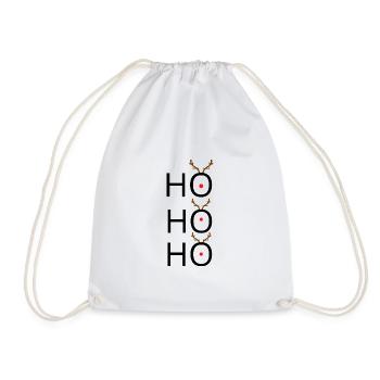 Christmas - Drawstring Bag - white - Front