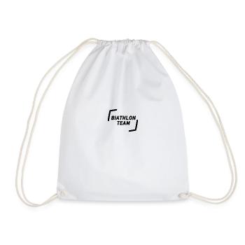 Biathlon Team - Drawstring Bag - white - Front