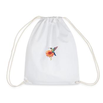 Hummingbrid - Turnbeutel - Weiß - Vorne