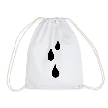drops__f1 - Turnbeutel - Weiß - Vorne