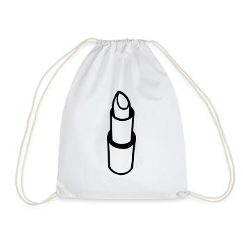 lipstick design - Turnbeutel - Weiß - Vorne