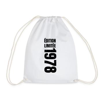 1978 limited vintage edition - Drawstring Bag - white - Front