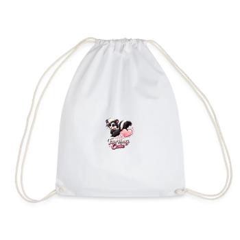 Toujours en train de péter Adore la Saint-Valentin - Sac de sport léger - blanc - Devant