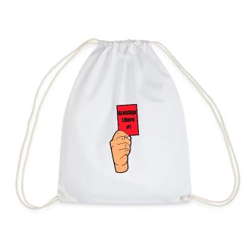 Kreisliga Libero #1 - Drawstring Bag - white - Front