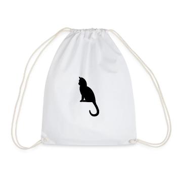 Schöne Katze - Turnbeutel - Weiß - Vorne