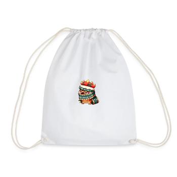 Comic Character - Drawstring Bag - white - Front