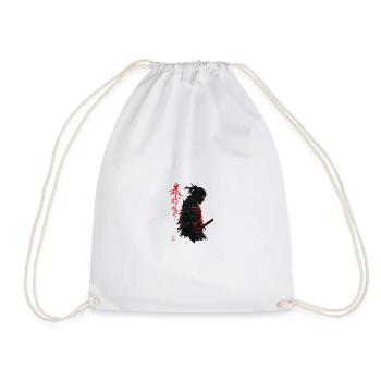 Samouraï Japon Guerrier Cadeau Asie Lune de sang - Sac de sport léger - blanc - Devant