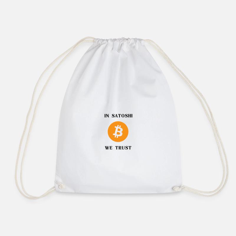 Auf Satoshi vertrauen wir - Turnbeutel - Weiß