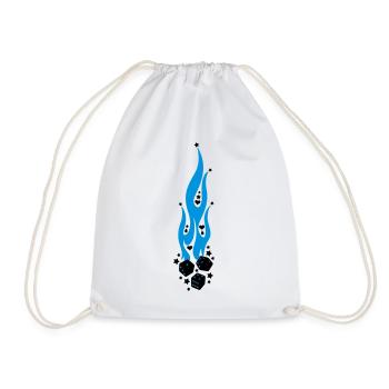 flammen - Drawstring Bag - white - Front