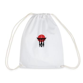 Bushido - La Voie des Samouraïs - Sac de sport léger - blanc - Devant