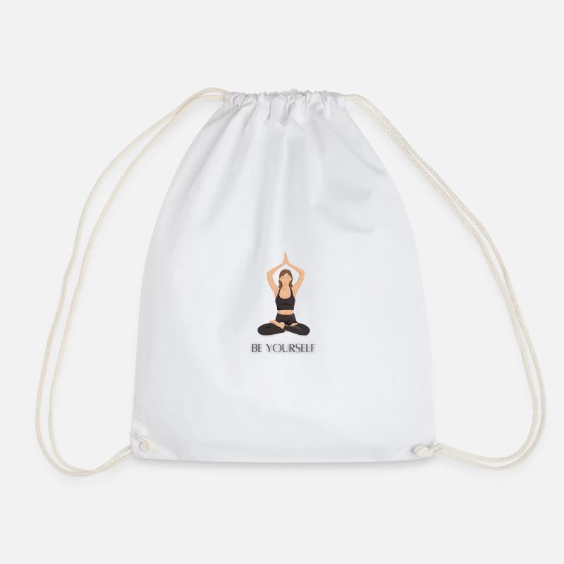 YOGA BEYOURSELF - Turnbeutel - Weiß