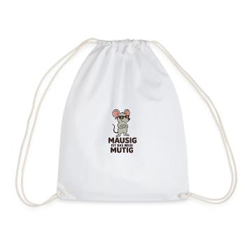 Mausig est le nouveau courageux. - Sac de sport léger - blanc - Devant