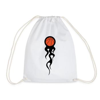 Basketball / Basketball / Basktet-Ball / Sports - Drawstring Bag - white - Front
