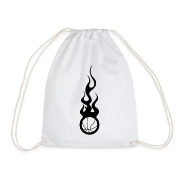 Basketball / Basketball / Basktet-Ball / Sports - Drawstring Bag - white - Front