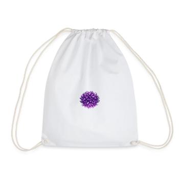 boule de tentacule violette - Sac de sport léger - blanc - Devant