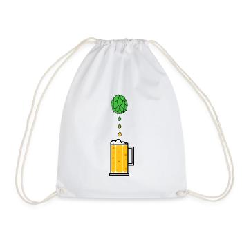 Hopfensaft - Turnbeutel - Weiß - Vorne