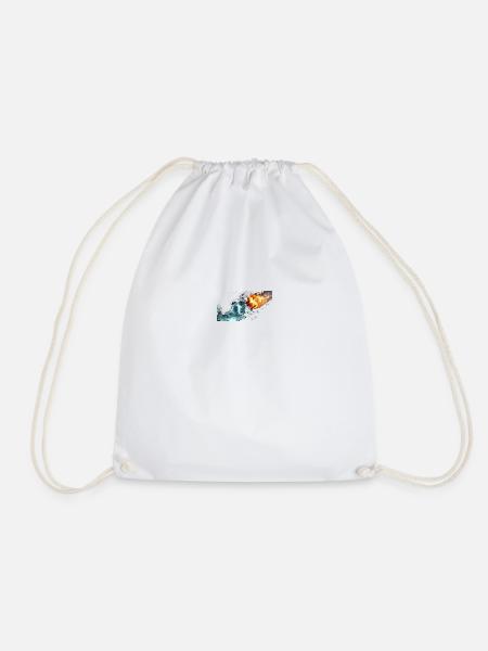 element - Drawstring Bag - white
