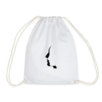 On broken hearts and lost love - Drawstring Bag - white - Front
