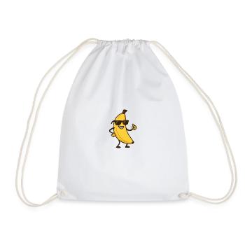Banana Comic - Drawstring Bag - white - Front