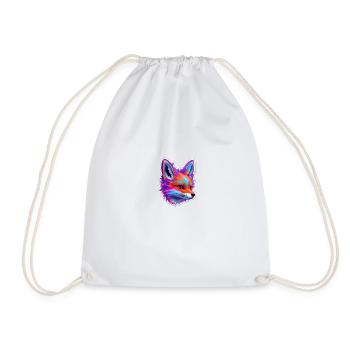 cute fox head 2 - Turnbeutel - Weiß - Vorne
