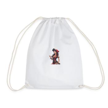 Anime - Drawstring Bag - white - Front