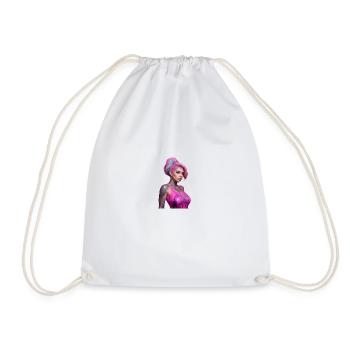 Anime - Drawstring Bag - white - Front