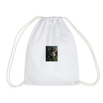 Patron de la mafia végétalien Gangster Bunny - Sac de sport léger - blanc - Devant