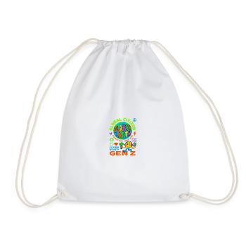 Global Citizen Planet Earth Gen Z - Drawstring Bag - white - Front