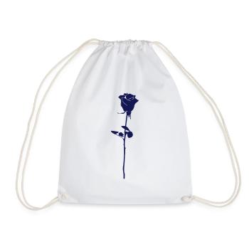 Rose - Turnbeutel - Weiß - Vorne
