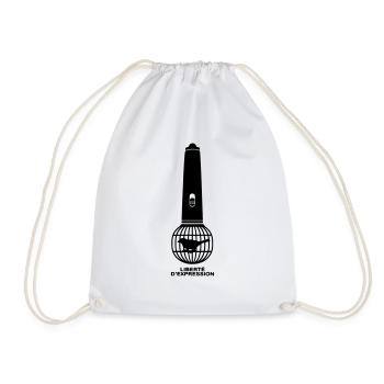LIBERTE DEXPRESSION - Sac de sport léger - blanc - Devant