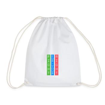 Battez-vous pour votre droit - Sac de sport léger - blanc - Devant