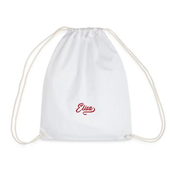 Vintage Elisa - Drawstring Bag - white - Front