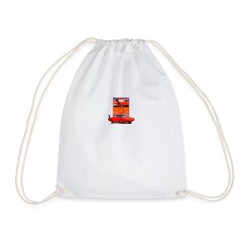 Route 666 - Drawstring Bag - white - Front