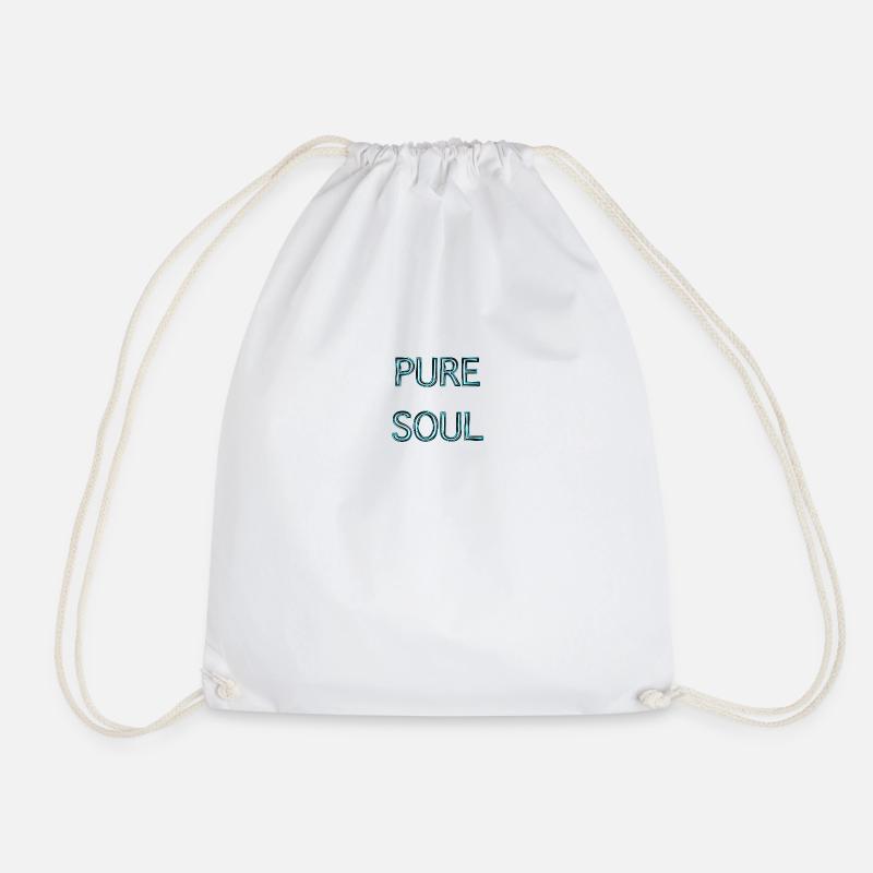 Pure Soul - Drawstring Bag - white