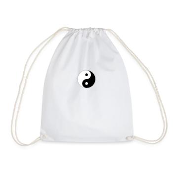 Yin and Yang svg - Sac de sport léger - blanc - Devant