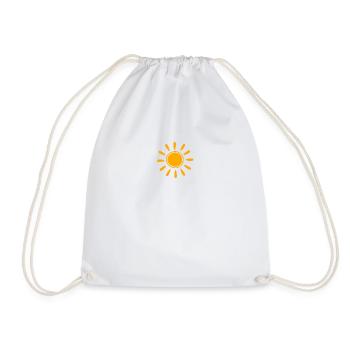Soleil - Sac de sport léger - blanc - Devant