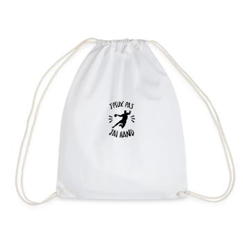 j'peux pas j'ai hand - Sac de sport léger - blanc - Devant
