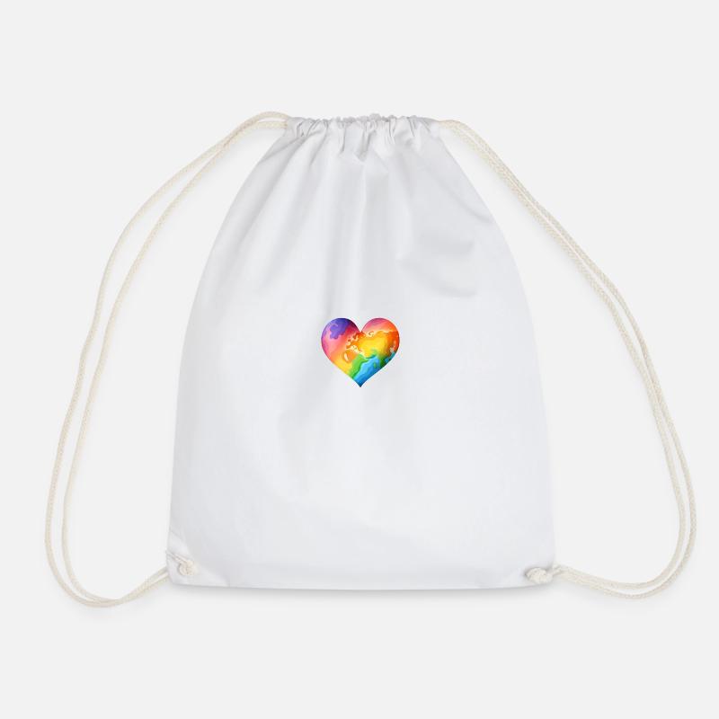 Pride Herz - Turnbeutel - Weiß