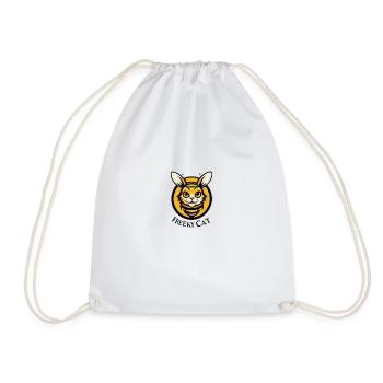 Cat Bee Logo - Turnbeutel - Weiß - Vorne