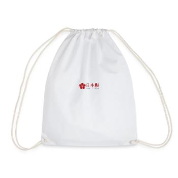 Japan made in - Drawstring Bag - white - Front