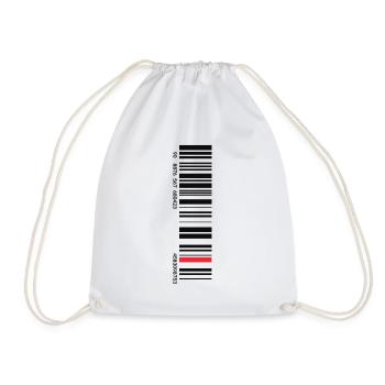 Code-barres - Sac de sport léger - blanc - Devant