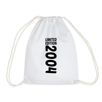 18th Birthday Young Girls 18 years 2004 retro - Drawstring Bag - white - Front