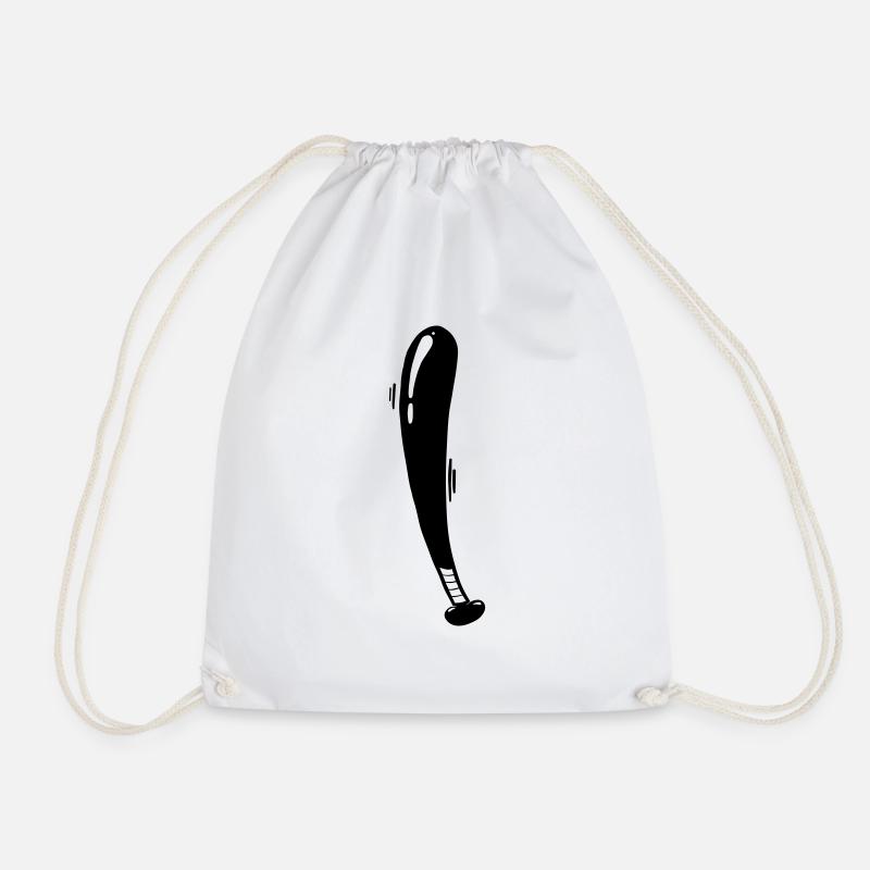 Baseball schläger - Turnbeutel - Weiß