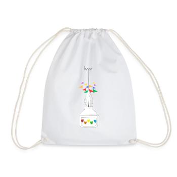 ESPOIR - Ensemble forts - Sac de sport léger - blanc - Devant