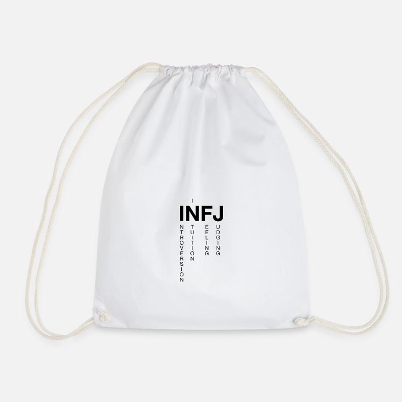 INFJ Personality Type - Turnbeutel - Weiß