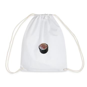 Rouleau de SUSHI - Sac de sport léger - blanc - Devant