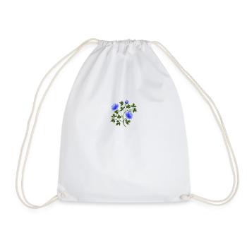 fleurs - Sac de sport léger - blanc - Devant