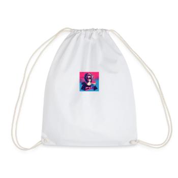 Femme des années 80 - Sac de sport léger - blanc - Devant