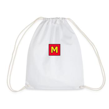 Mario - Drawstring Bag - white - Front